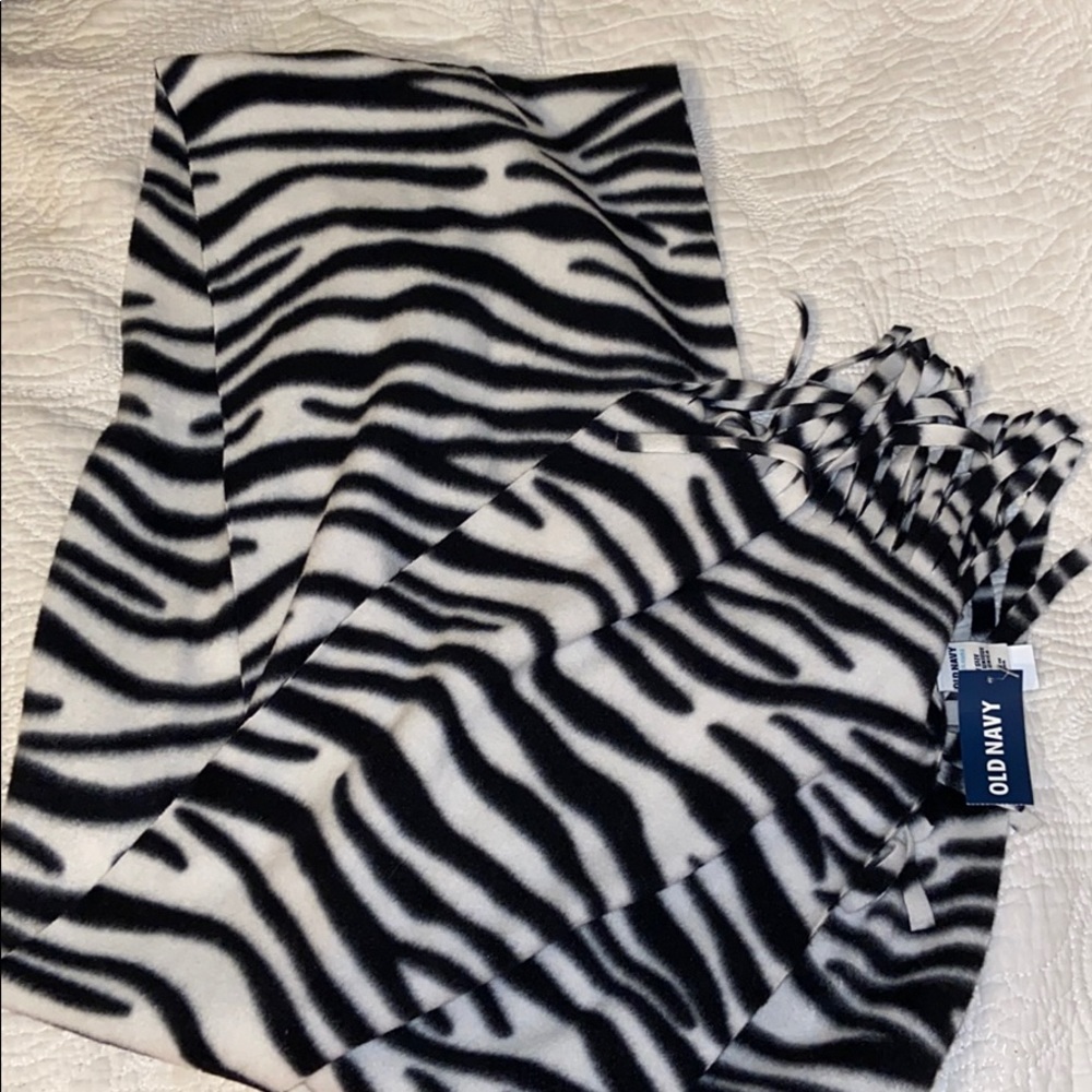Zebra print old navy scarf